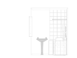 Bathroom - elevation of sink and shower