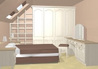 Small Bedroom with sloping ceiling